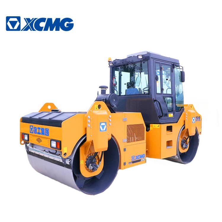 XCMG Official 8 ton vibratory roller compactor XD82 Chinese double drum road roller machine price